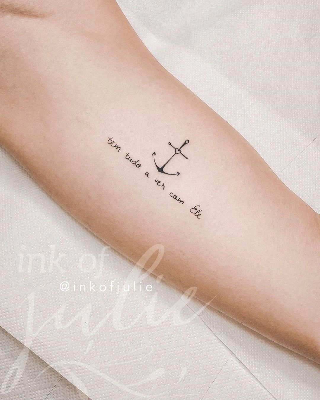 Tatuagem De Ncora Saiba Seu Significado Blog Tattoo Me