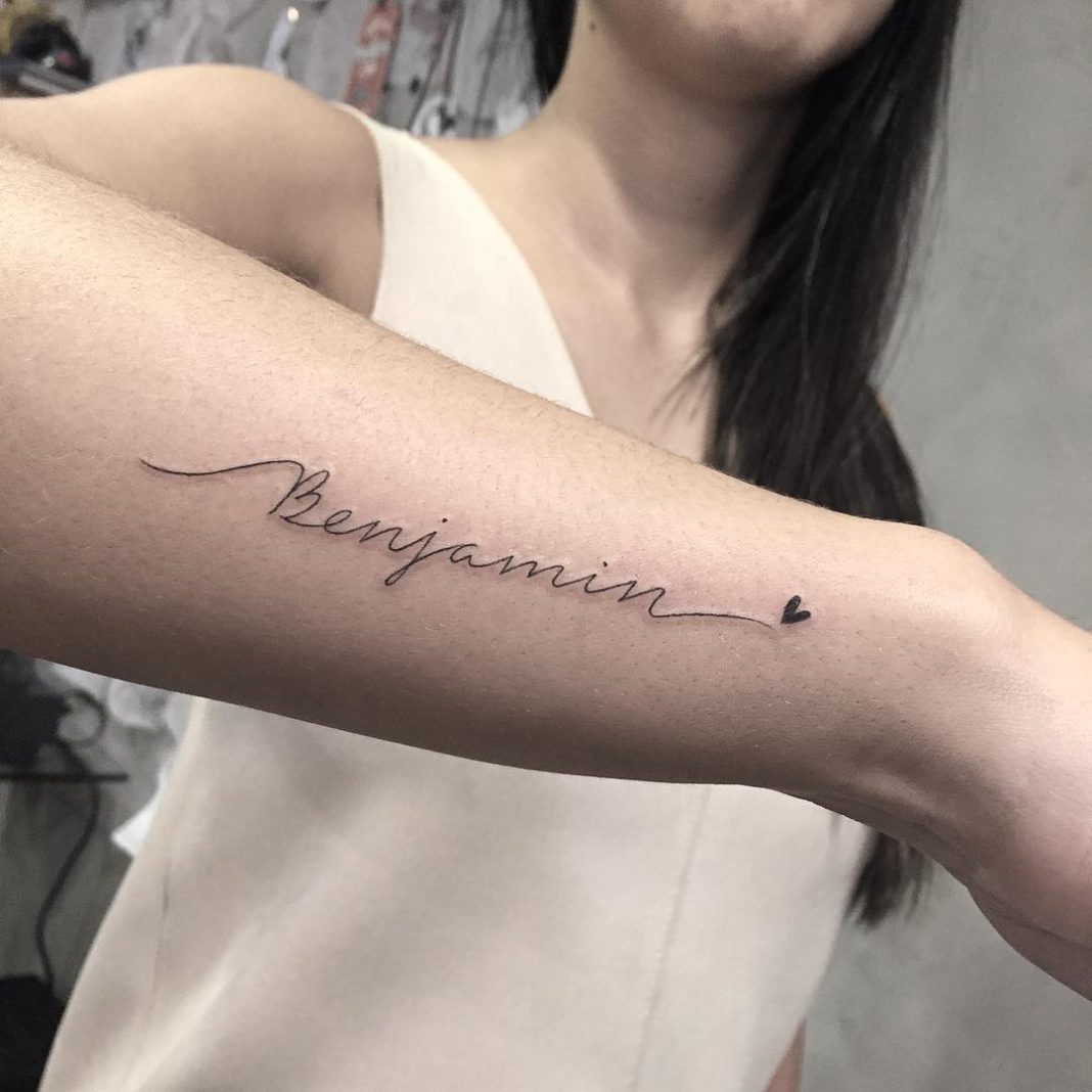 Tatuagem Nome Escritas Para Homenagear Blog Tattoo2me