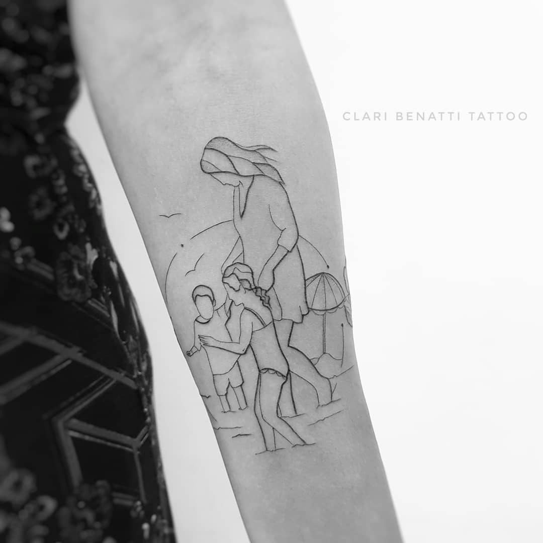 ARTE COM QUIANE - Paps e Moldes de Artesanato : Inspiração Tatuagem de  família, Inspiration Family Tattoo