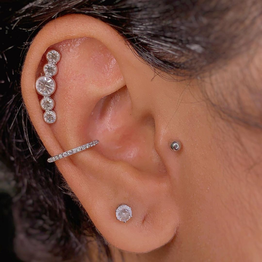 30 melhor ideia de Piercings na Orelha  piercings, orelha, piercings orelha  feminino