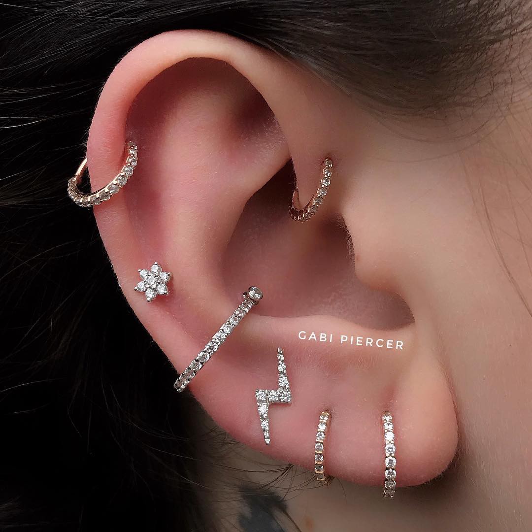 20 inspirações de piercings na orelha que a vão apaixonar (e onde os pode  fazer) - Pele - Miranda