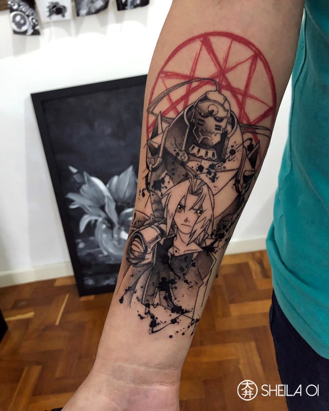 Nerdhits.com.br - Tattoo de um verdadeiro fã da Akatsuki ❤️